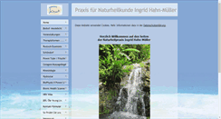 Desktop Screenshot of heilpraktikerin-hahn-mueller.de